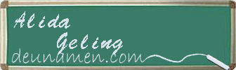 Alida Geling Visitenkarte